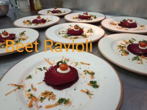 Beet-Ravioli